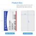 12 Pack New Medicare Card Holder Protector Sleeves, 12Mil Clear PVC Soft Waterproof Medicare Card Protector for New Medicare Card Credit Card Business Card, Heavy Duty Card Sleeves